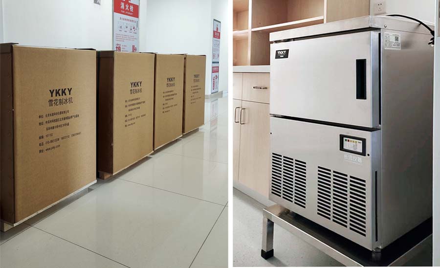 雪花制冰機(jī)配送到安裝.jpg 雪花制冰機(jī)配送到安裝.jpg